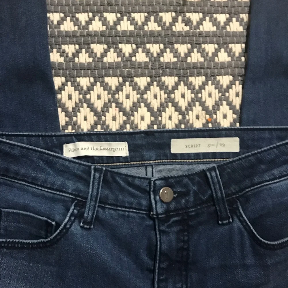 anthropologie | Pilcro script skinny jeans fringe - Picture 3 of 6